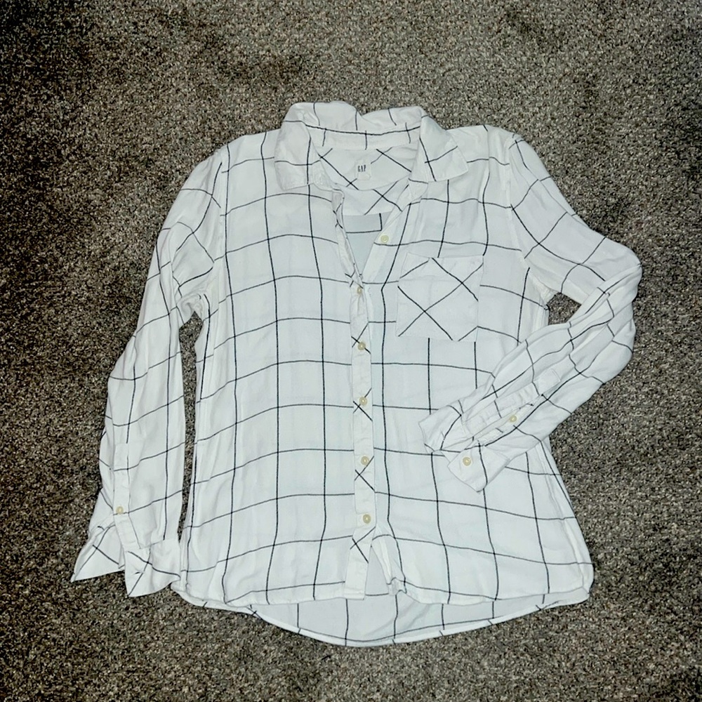 Gap M Cotton Button Up